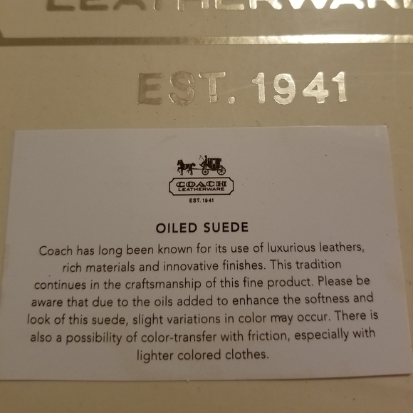 Vintage Coach Waxed Suede Boots - Picture 4 of 5